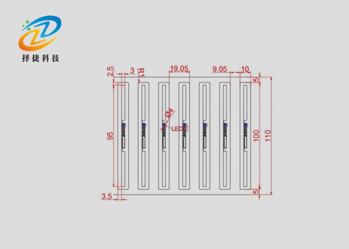 Uhf rfid Light tag ZJ10010-Shanghai Zirgy Intelligent Technology Co., Ltd.