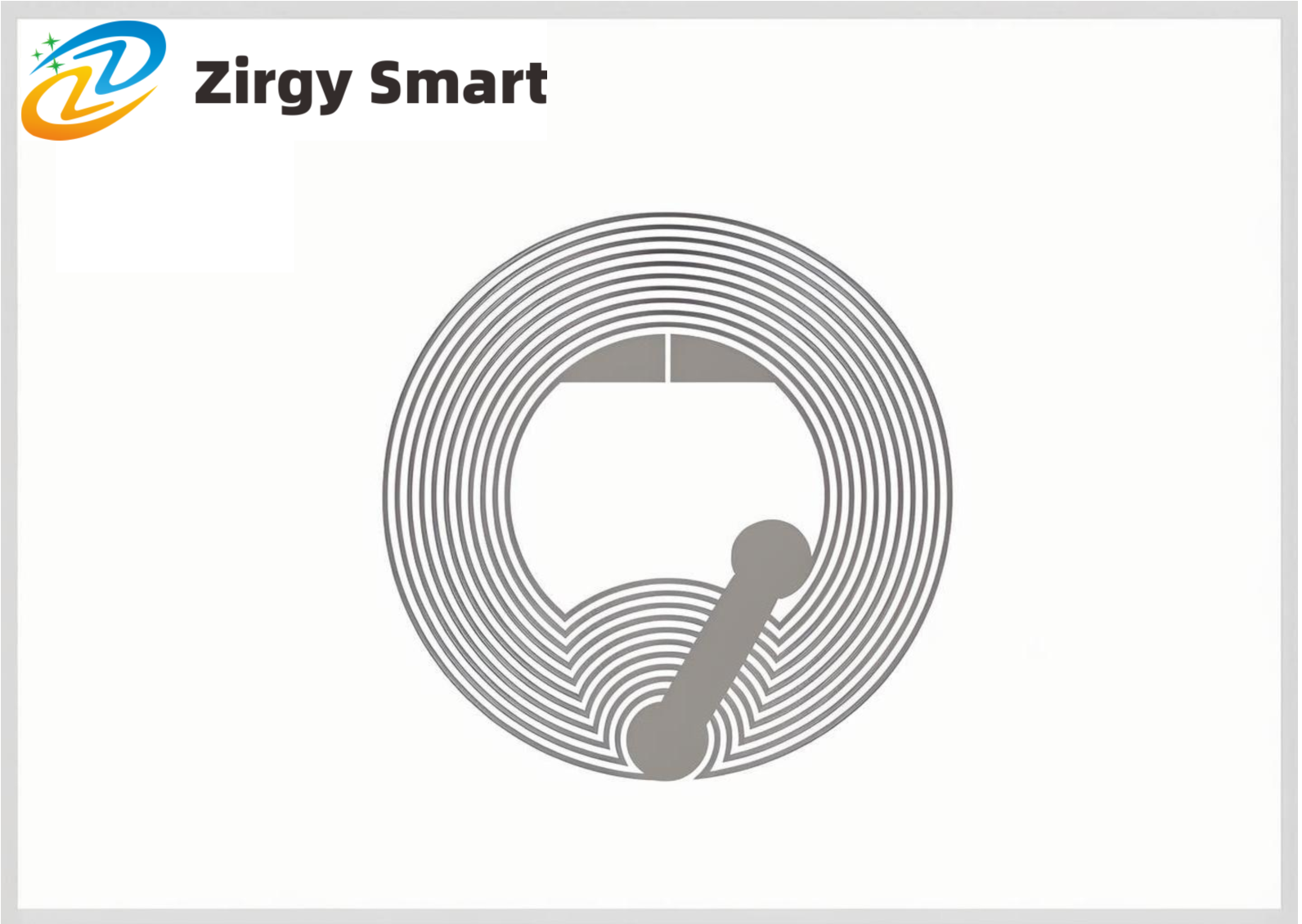 NFC label diameter 25mm Product analysis display 3