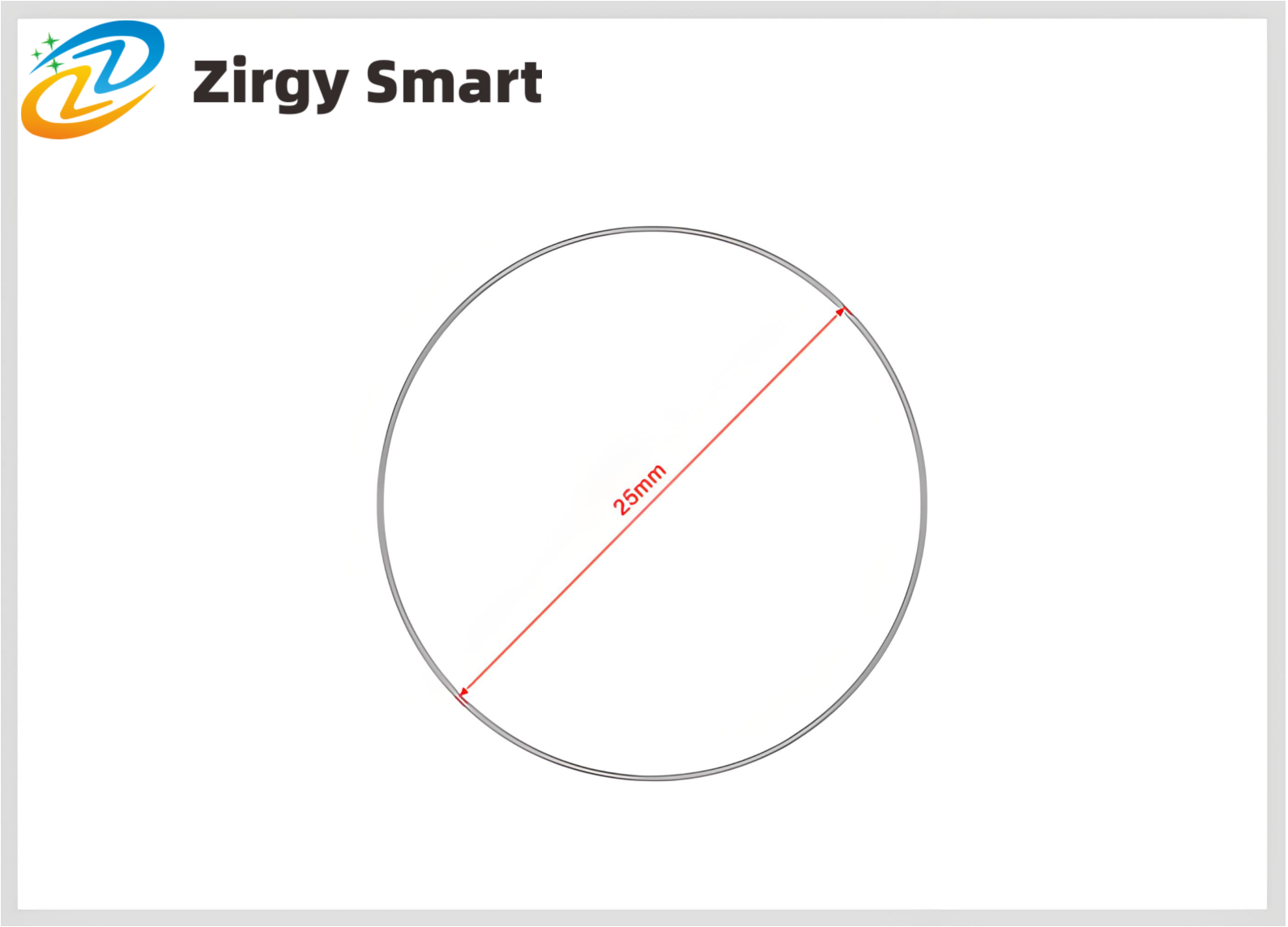 NFC label diameter 25mm Product analysis display 1