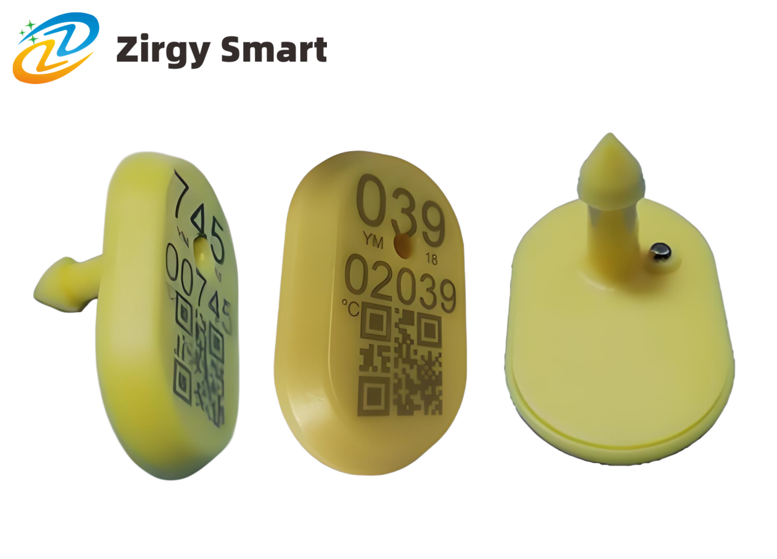 Temperature detection GPS 2.4G cloud animal ear tag ZJDW14 -- Shanghai Zirgy Intelligent Technology Co., Ltd.