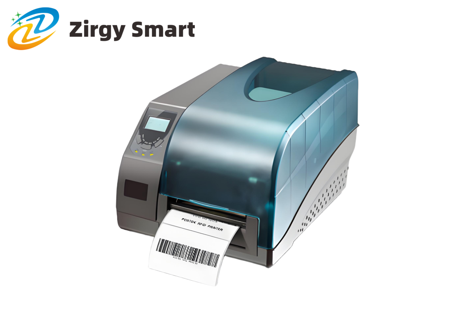 RFID small industrial barcode printer ZJL200e real shot display