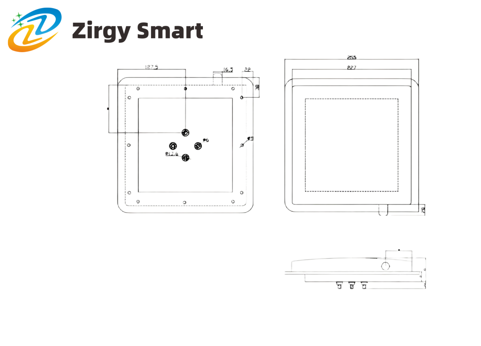 Uhf rfid reader ZJ501-8DBI real shot display Figure 2