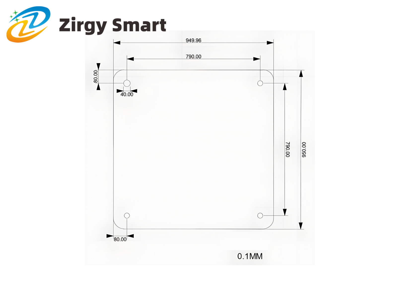 Industrial forklift UHF reader integrated machine ZJGY602-2DBI real shot display Figure 1