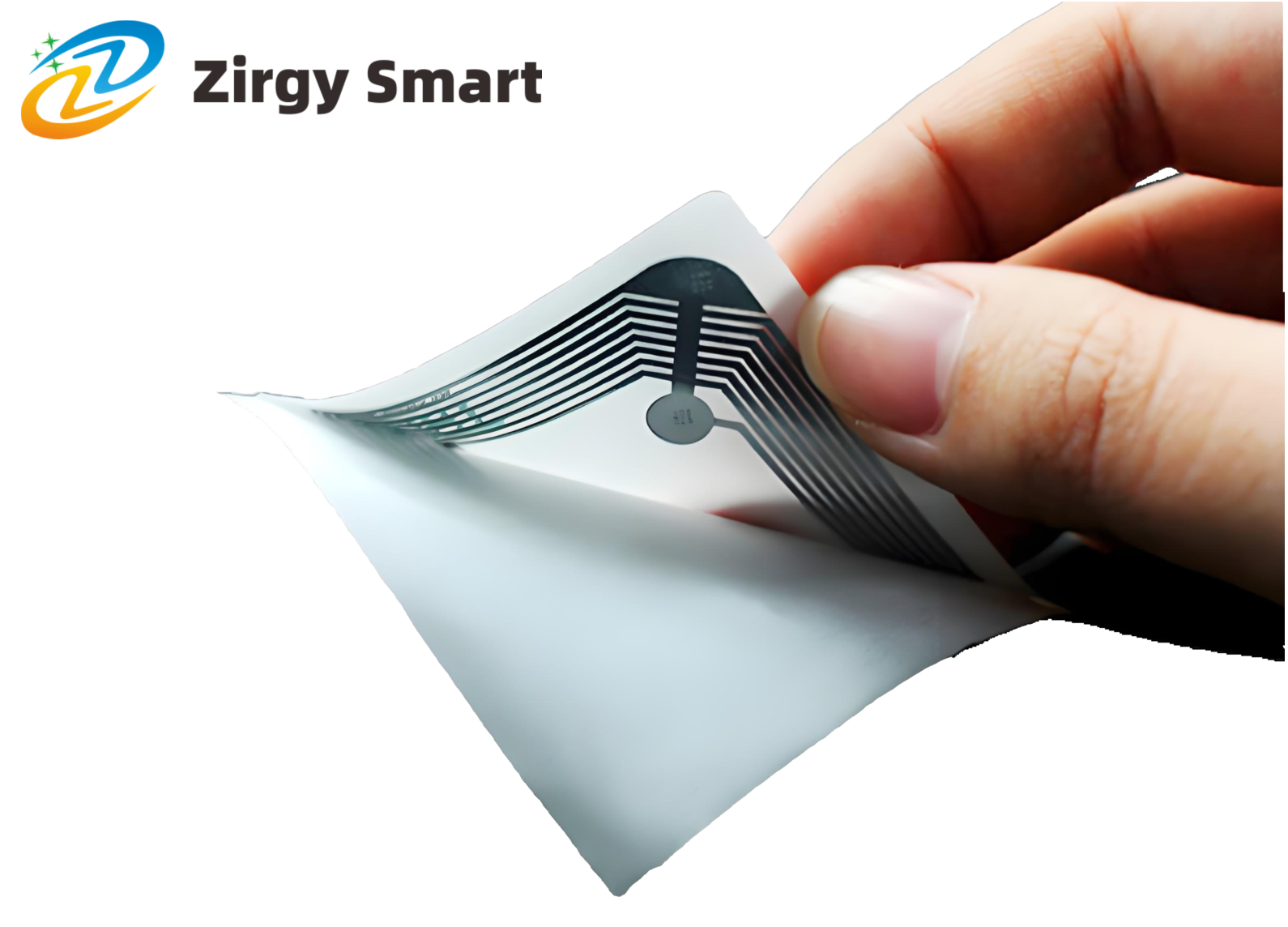 High frequency blank coated paper label I-code X 50*50mm real shot display 3