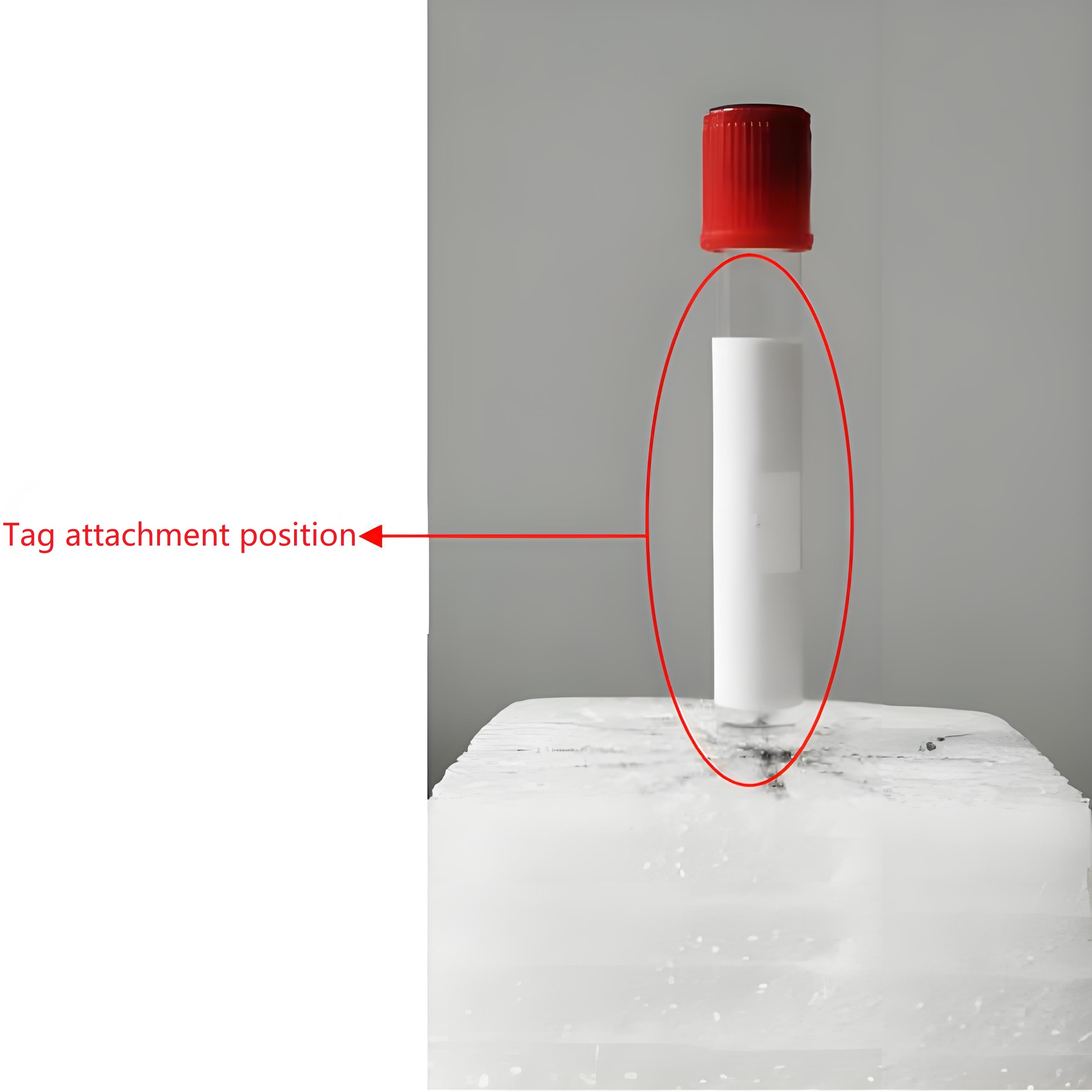 Anti-liquid test tube RFID tag ZJKY5025A operating instructions