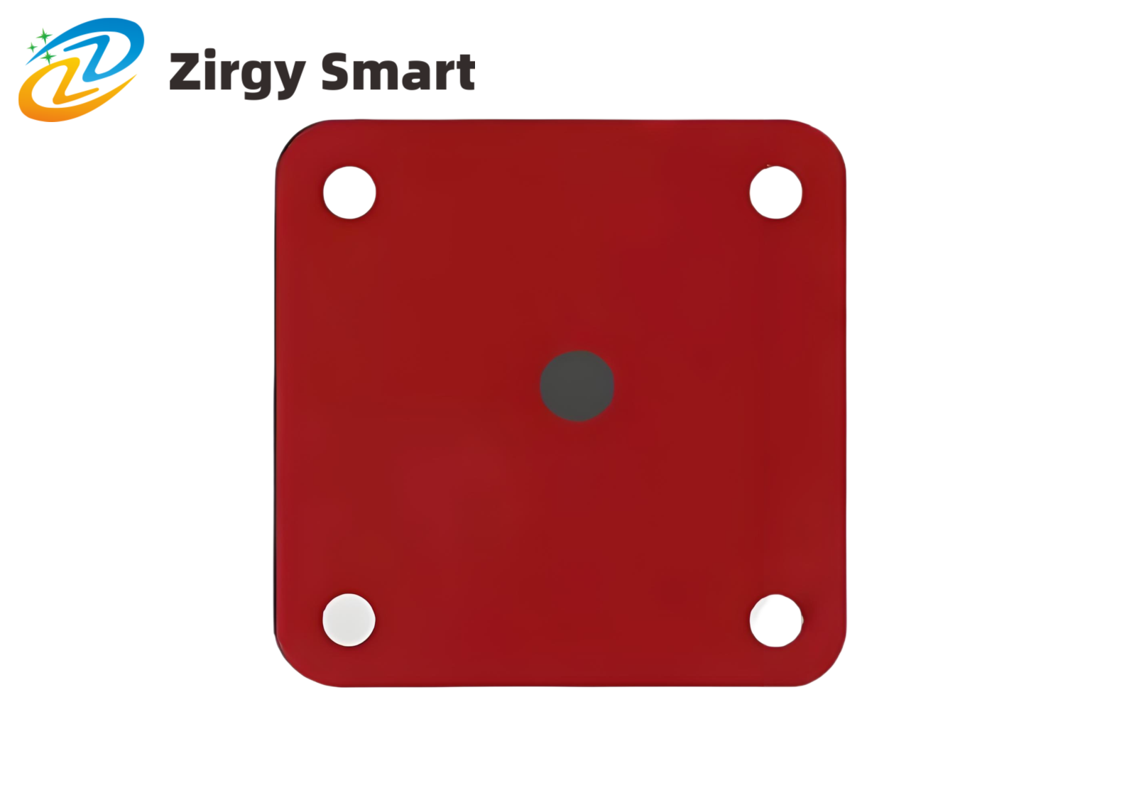 Front view of 2.4G active RFID tamper-proof electronic tag ZJA-53