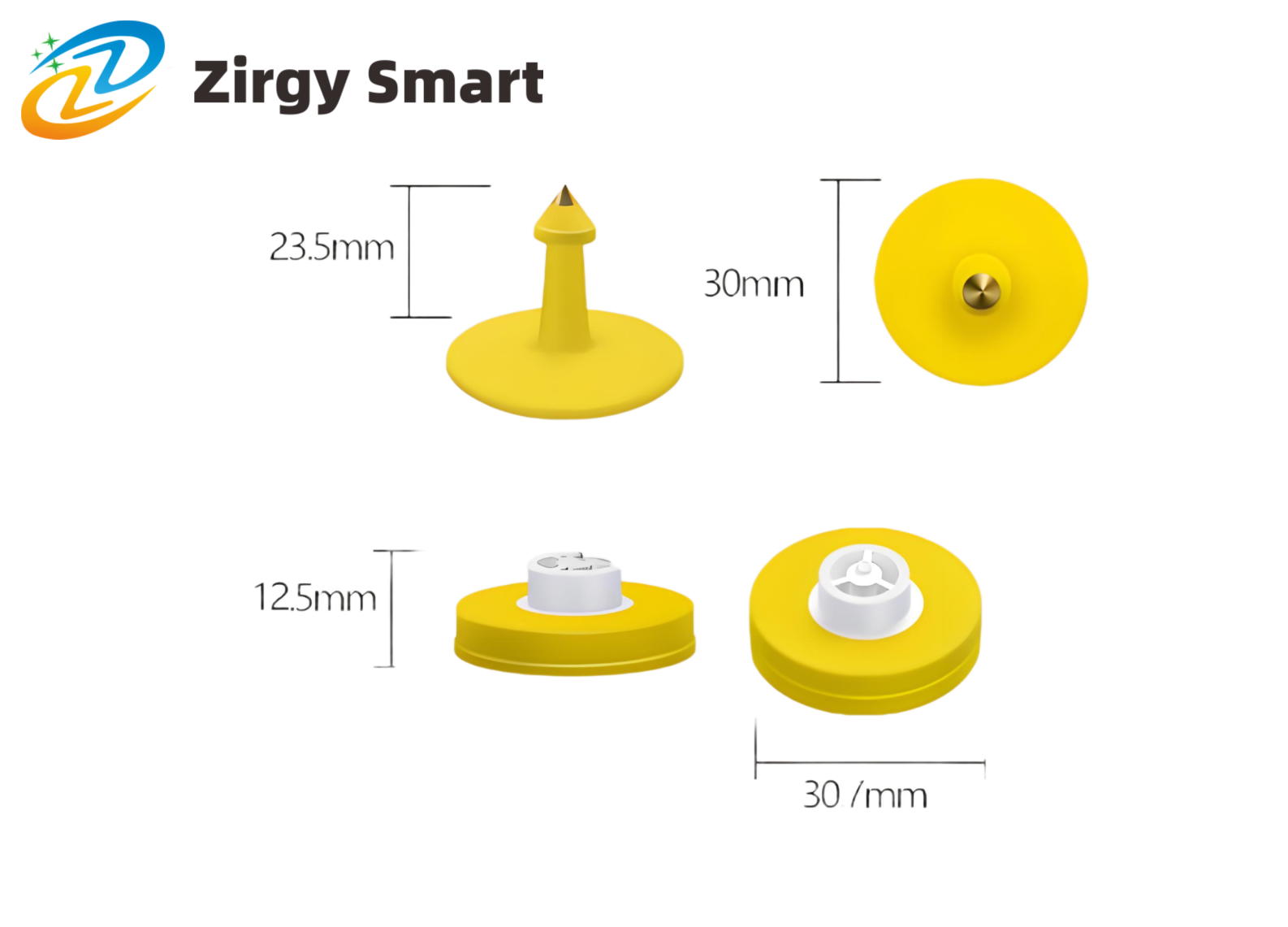 External ear tag electronic tag ZJDW01-LF real shot display figure 2