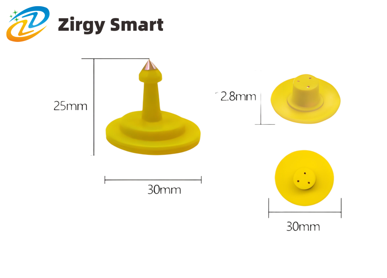 Uhf ear tag ZJDW20-UHF real shot display Figure 2