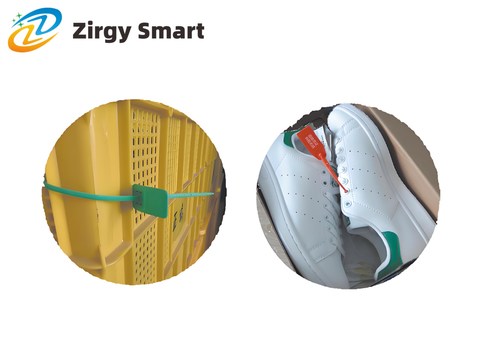 ZJ-02F real shot application of cable tie electronic label