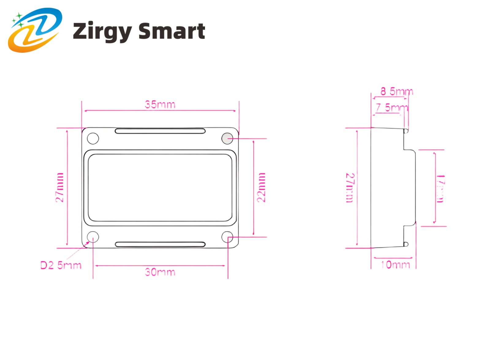 280 degree high temperature resistant electronic tag ZJ3527 real shot display figure 2