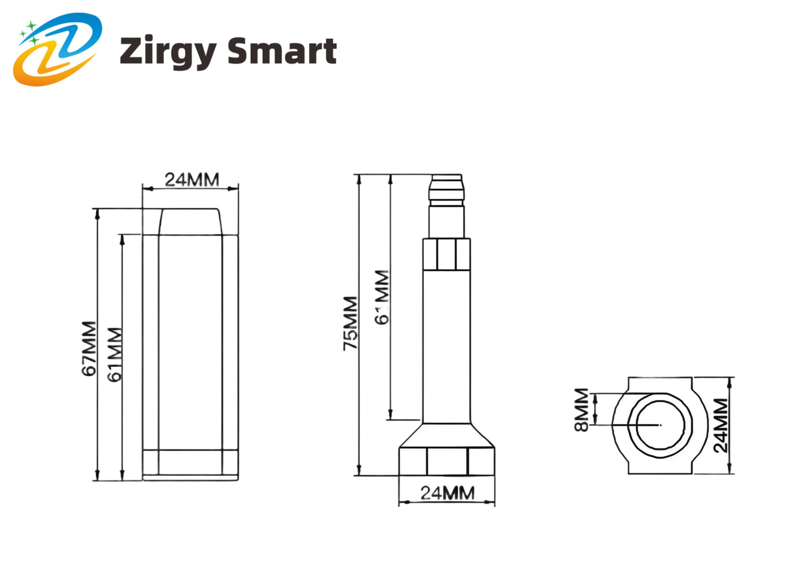 Electronic high security label ZJ-10K real shot display Figure 2