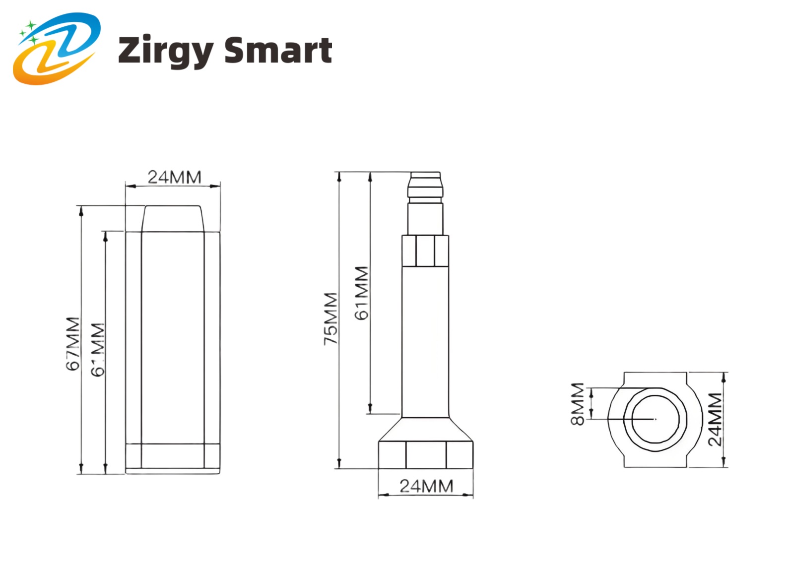 Electronic high security label ZJ-11K real shot display figure 2