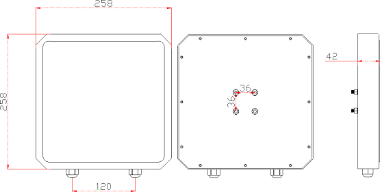 The remote UHF electronic label reader ZJ903-9DBI shows Figure 1